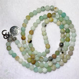 6mm Frosted Amazonite Tree of Life Bracelet Buddhism Meditation