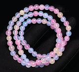 6mm Natural Morganite Gemstone Beads Bracelet AAAA
