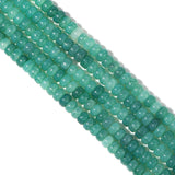 6mm Glass Broken Flower Round Beads Charms for Jewelry Making