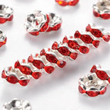 6mm Brass Rhinestone Spacer Beads for Jewelry Making Diy, 100pcs/lot