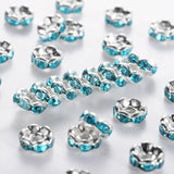 6mm Brass Rhinestone Spacer Beads for Jewelry Making Diy, 100pcs/lot
