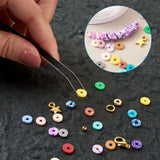 Polymer Clay Heishi Beads Spacer Set with Charms for Bracelets