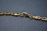 Heart Shape Necklace Chains Plating 6mm Length Jewelry Making Supplies