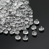 6mm Crystal Czech Glass Heart Beads for DIY Couples Jewelry