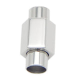 6mm Hexagon Stainless Steel Magnetic Clasps For Leather Cord Jewelry BXGC-065