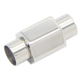 6mm Hexagon Stainless Steel Magnetic Clasps For Leather Cord Jewelry BXGC-065