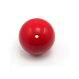 6mm Red Coral Malachite Beads - Half Drilled Hole