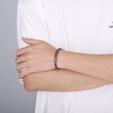 6mm Link Chain Bracelet for Men Stainless Steel Luxury Man Accessories