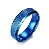 6mm Matte Stainless Steel Rings for Women - Wedding Jewelry