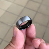 6mm Tungsten Carbide Wedding Band Rings Matte Finish
