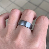 6mm Tungsten Carbide Wedding Band Rings Matte Finish