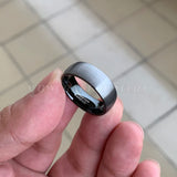 6mm Tungsten Carbide Wedding Band Rings Matte Finish