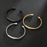 6mm Mesh Stainless Steel Men's Bangles Party Accessories