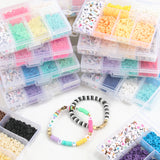 6mm Polymer Clay Acrylic Jewelry Making Kit for Girls DIY