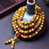 6mm Cat Eye Golden Tiger Eye Circle Bracelet Chakra Healing Reiki