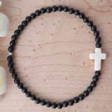 6mm Howlite Agate Gemstone Beads Bracelet Bohemia Mental Gift