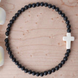 6mm Howlite Agate Gemstone Beads Bracelet Bohemia Mental Gift