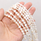 6mm Mother-of-pearl Shell Beads Four Leaf Clover Loose Bead