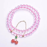 6mm Pink Rose Quartz Bracelet Natural Gemstone Strand Jewelry