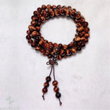 6mm Red Tiger Eye Pendant Bracelet Bless Wristband