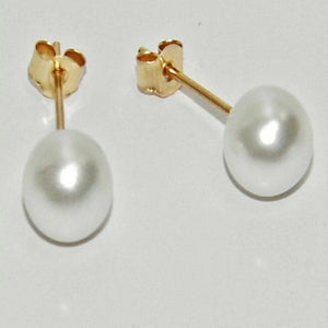 6mm South Sea Pearl 14K Earrings Gift for Women