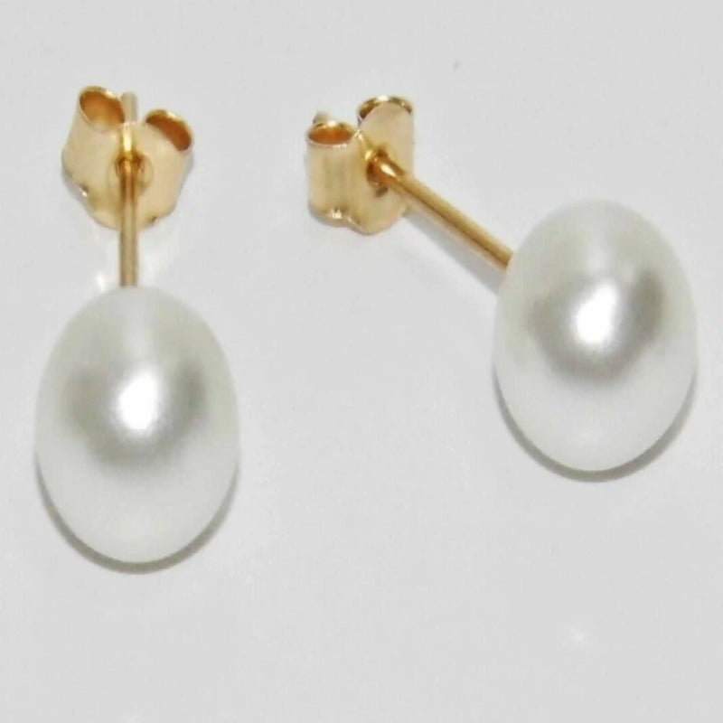 6mm South Sea Pearl 14K Earrings Gift for Women