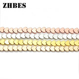6mm Peach Hematite Love Heart Spacer Beads DIY Jewelry Making Bracelet Finding