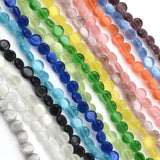 6mm Cat Eye Stone Spacer Beads Jewelry Making DIY Bracelet Accessory