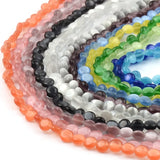 6mm Cat Eye Stone Spacer Beads Jewelry Making DIY Bracelet Accessory
