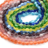6mm Cat Eye Stone Spacer Beads Jewelry Making DIY Bracelet Accessory
