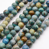 6mm Natural Variscite Stone Round Spacer Loose Beads