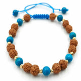 6mm Natural Rudraksha Jade Beads Bracelet Calming Healing Meditation