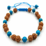 6mm Natural Rudraksha Jade Beads Bracelet Calming Healing Meditation