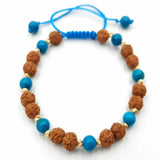 6mm Natural Rudraksha Jade Beads Bracelet Calming Healing Meditation