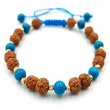 6mm Natural Rudraksha Jade Beads Bracelet Calming Healing Meditation