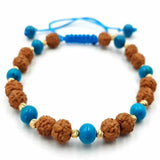 6mm Natural Rudraksha Jade Beads Bracelet Calming Healing Meditation