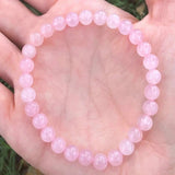 Rose Quartz Chakra Bracelet with Tassel