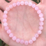 Rose Quartz Chakra Bracelet with Tassel