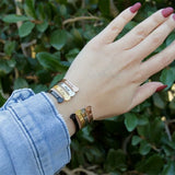 6mm Pet Paw Pattern Name Open Cuff Bangle Bracelet