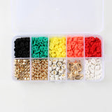 6mm Polymer Clay Bead Round Chip Disk Loose Spacer DIY Bracelet Necklace