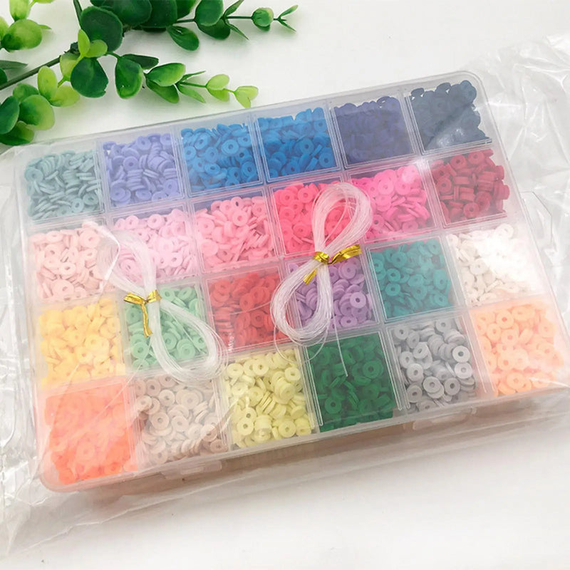 6mm Clay Beads Pendant for DIY Earring Crafts