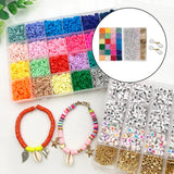 6mm Clay Beads Pendant for DIY Earring Crafts