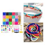 Polymer Clay Beads Spacer DIY Bracelet Jewelry Making Kit