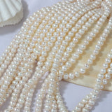 6mm Natural Freshwater Pearl Chain DIY Jewelry Accessories