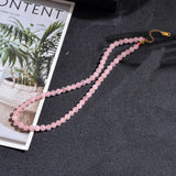 6mm Semi Precious Stone Beaded Choker Necklace Short Jewelry