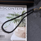 6mm Semi Precious Stone Beaded Choker Necklace Short Jewelry