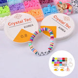 6mm Polymer Clay Spacer Beads Kit for DIY Bracelet Necklace