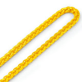 6mm Snake Bone Chain Necklace 24k Pure 999 Wedding Jewelry
