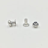 6mm SS Mushroom Rivet Stud Punk LeatherCraft Rivets Bracelet Bag