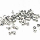 6mm SS Mushroom Rivet Stud Punk LeatherCraft Rivets Bracelet Bag